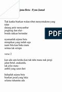 Lirik Lagu Arjuna Vs Madona